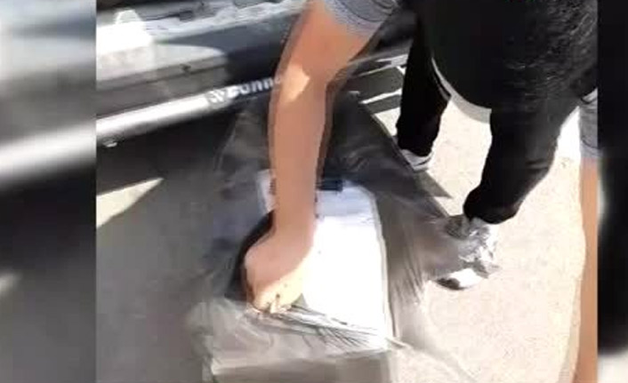 Saman balyası arasında kaçak sigara