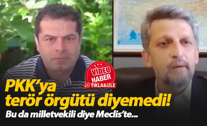 Garo Paylan PKK'ya terör örgütü diyemedi!