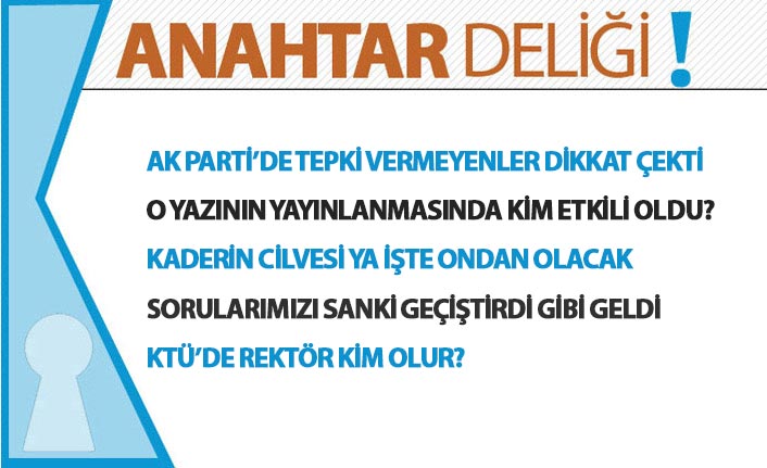 Anahtar Deliği 19.06.2020