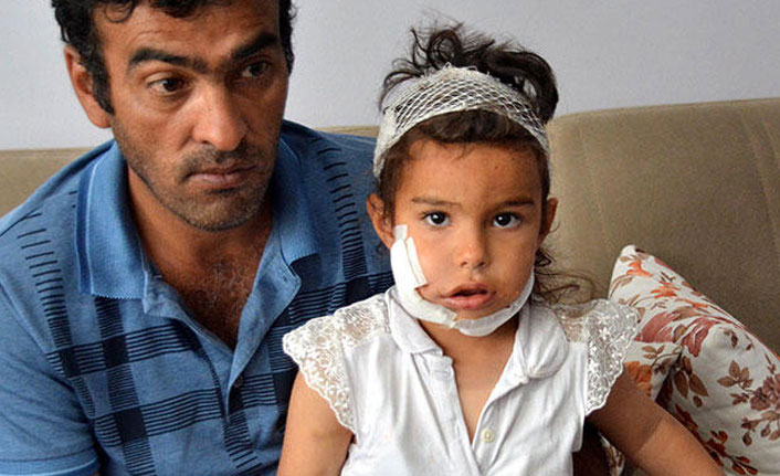 Kızını kurdun ağzından aldı!