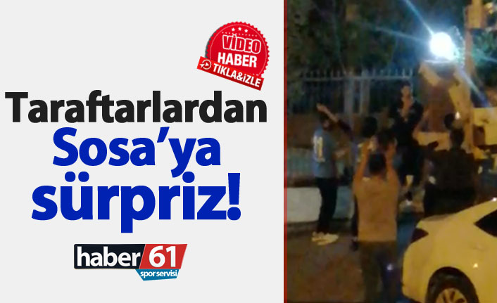 Jose Sosa'ya taraftarlardan doğum günü sürprizi