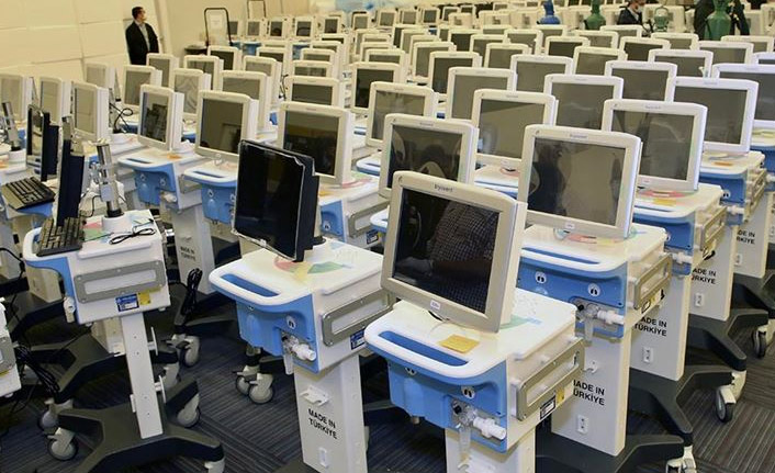 Türkiye'de Brezilya'ya solunum cihazı