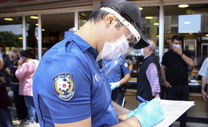 7 bin kişiye maske cezası!