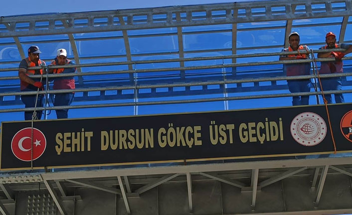 Şehit Dursun'un adı üstgeçide konuldu