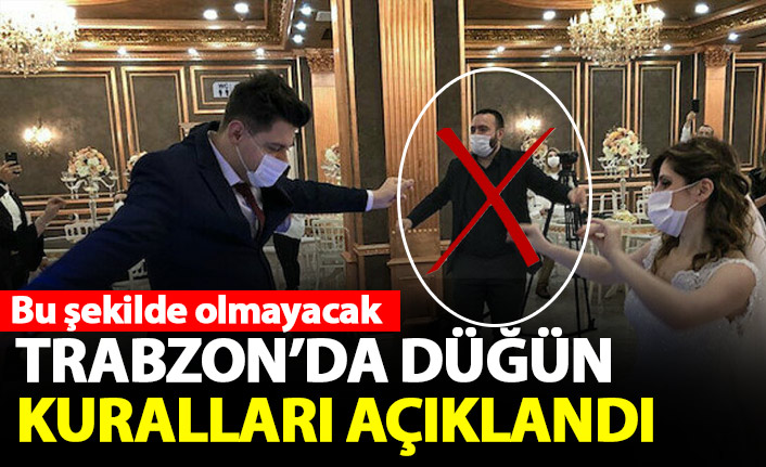 Valilikten açıklama! Trabzon'da düğün yapacaklar bu kurallara uyacak!