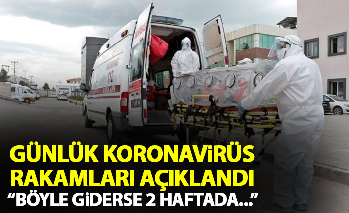 Güncel koronavirüs sayısı açıklandı: Bu gidişle 2 haftada...