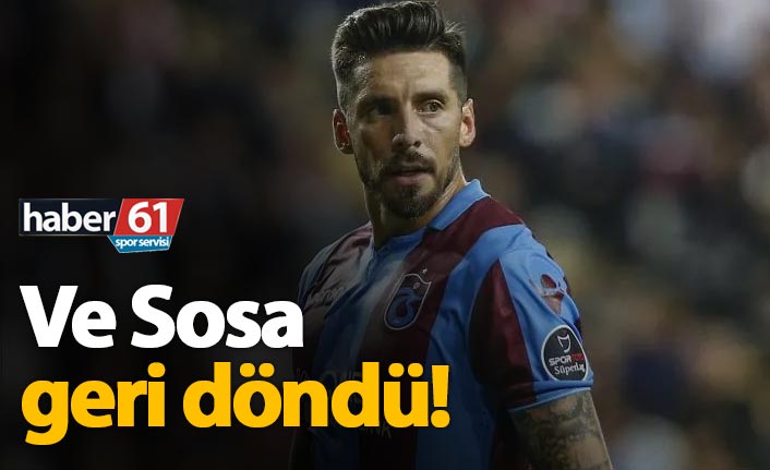 Ve Sosa geri döndü!