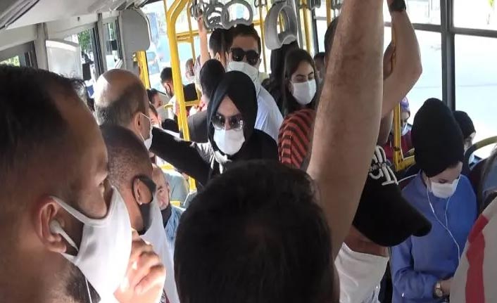 Minibüsten 37 yolcu çıktı: Siz sayı saymayı bilmiyorsunuz!