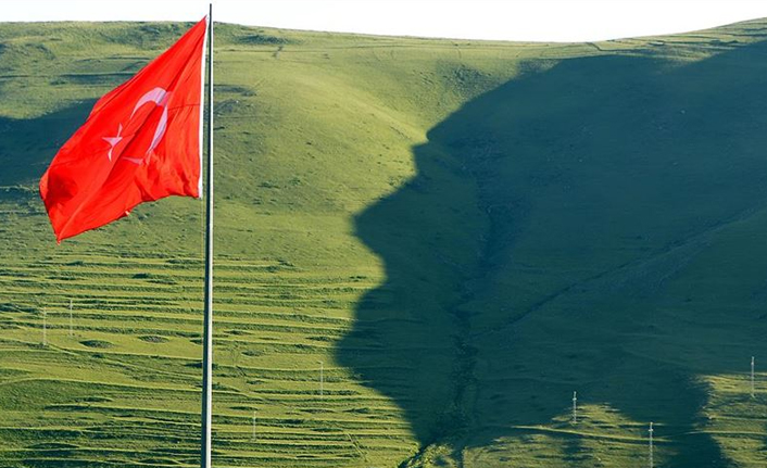 Ardahan'daki 'Atatürk silüeti' görülmeye başlandı