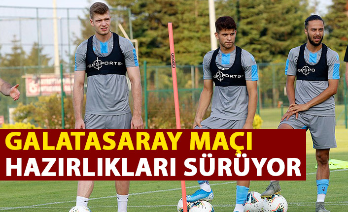 Trabzonspor, Galatasaray maçı öncesi hazırlıklarını taktik çalışmayla sürdürdü