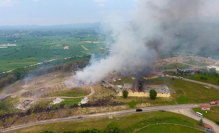 Sakarya'da havai fişek fabrikasında patlama! 4 Ölü 97 yaralı