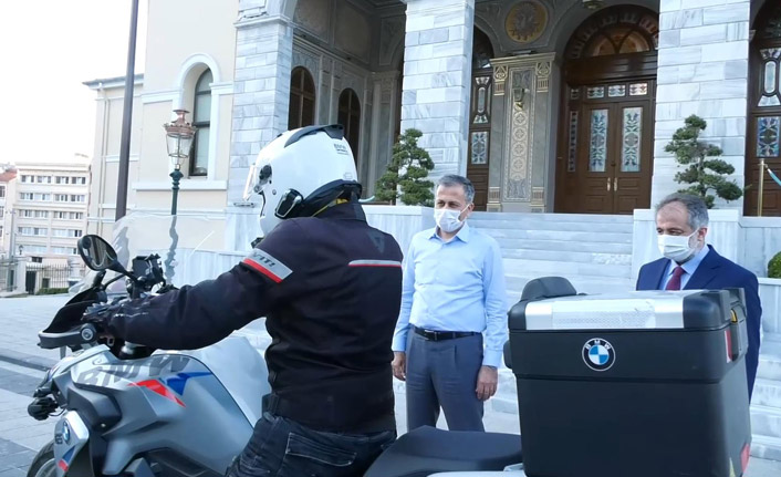 Müezzin motosiklet sürerken Kur'an-ı Kerim’i hatmedecek! Trabzon'dan başlayacak