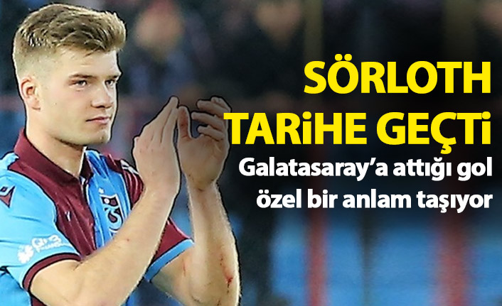 Sörloth Trabzonspor tarihine geçti