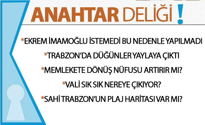 Anahtar Deliği 06.07.2020 Ekrem İmamoğlu Trabzon’da: SMS krizi neden yaşandı?