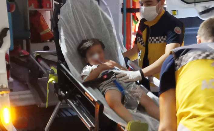 Tner içen çocuk hastanelik oldu