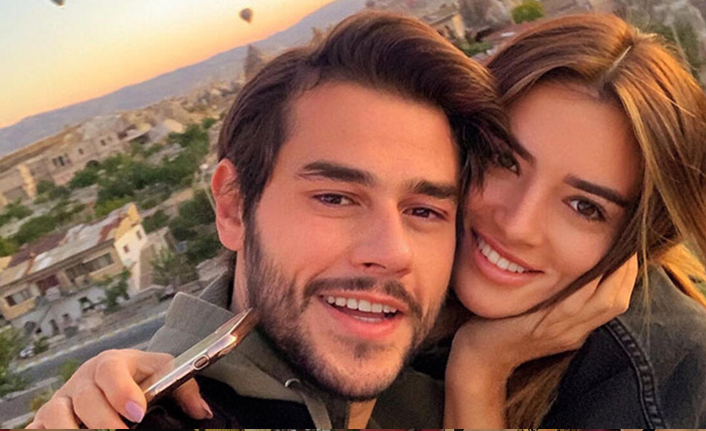 Cem Belevi’den sevgilisine sette ilk gün çiçeği