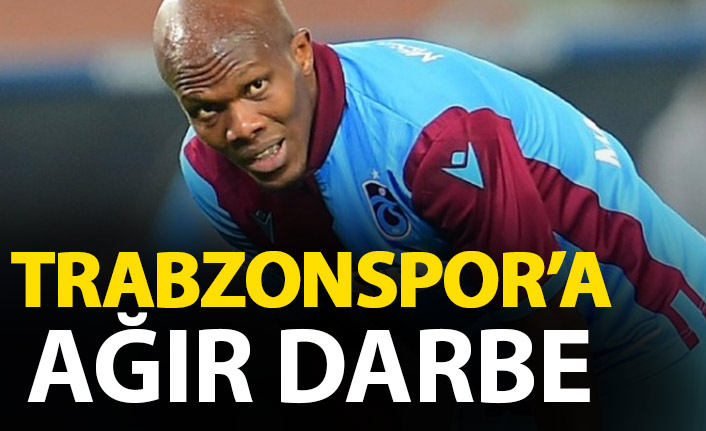 Trabzonspor'a ağır darbe