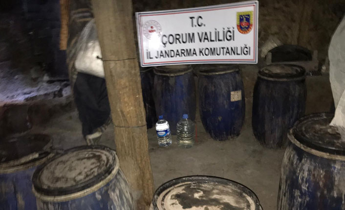 Çorum'da kaçak içki operasyonu