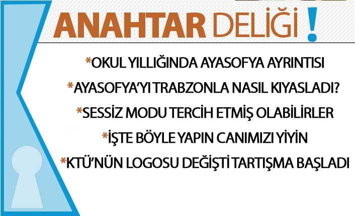 Anahtar Deliği 11.07.2020 KTÜ logosu değişti, tartışmalar büyüyor: 40 yıllık sembol neden değişti?