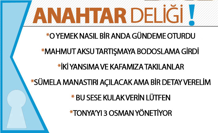 Anahtar Deliği 12.07.2020 Trabzonspor’da “yemek krizi” tartışması büyüyor: Kim, neden tepki gösterdi?