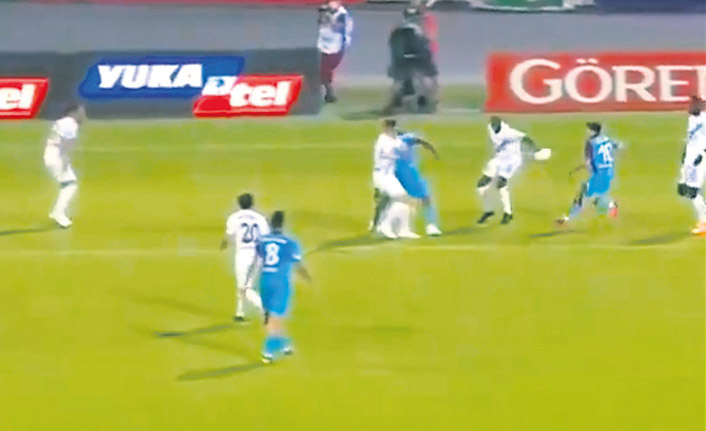 Trabzonspor'un net penaltısı verilmedi