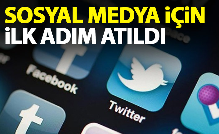Sosyal medya denetimi için ilk adım atıldı