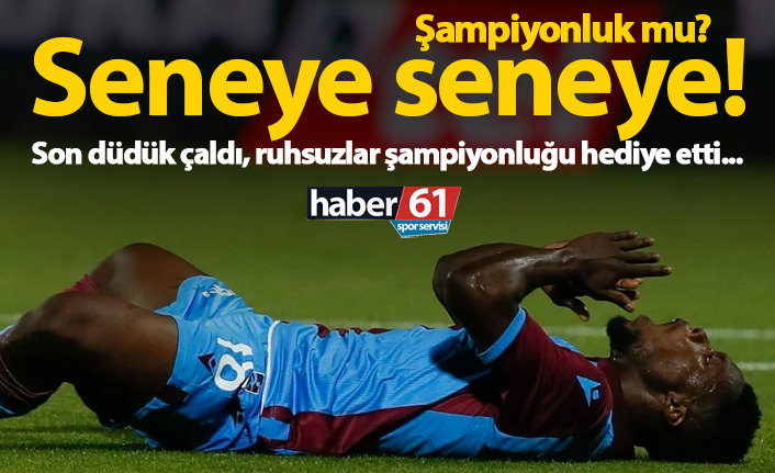 Trabzonspor Konya'ya yenildi, şampiyonluk gitti!