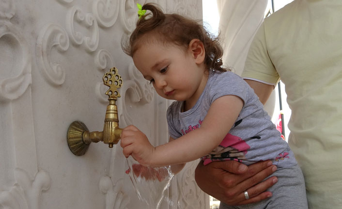 Bayburt'ta kavurucu sıcaklar