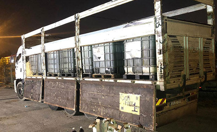 14,5 ton kaçak akaryakıt ele geçirildi