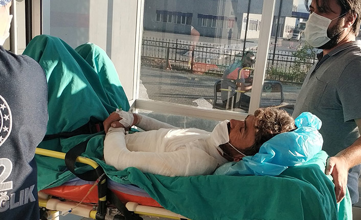 Elektrik akımına kapıldı ölümden döndü