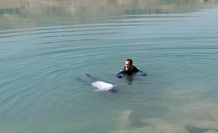 Gölette ceset bulundu