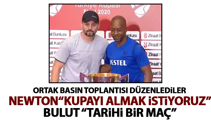 Türkiye Kupası finali ortak basın toplantısı bugün düzenlendi