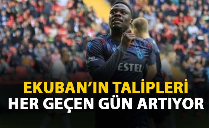 Trabzonspor'un yıldızı Ekuban'a İspanya'dan talip