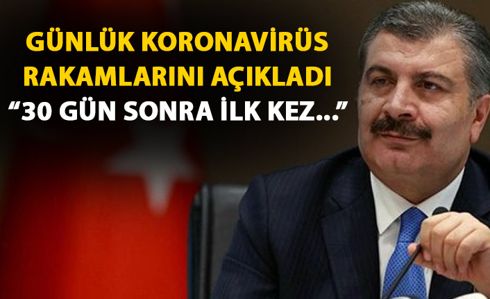 Güncel koronavirüs rakamları açıklandı: 30 gün sonra ilk kez