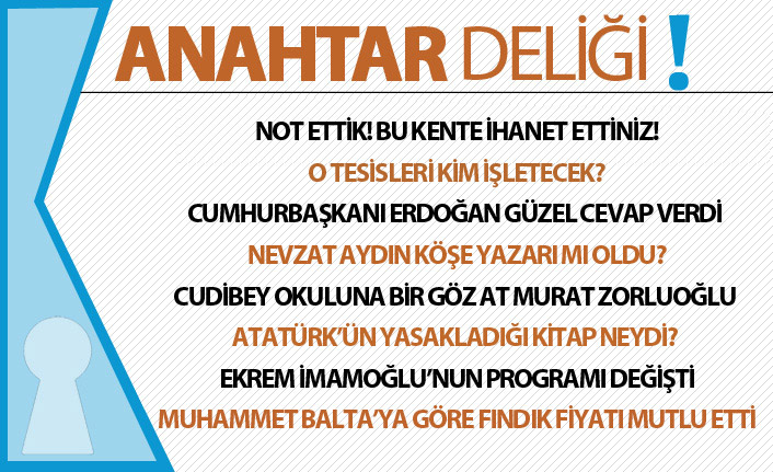 Anahtar Deliği 29.07.2020