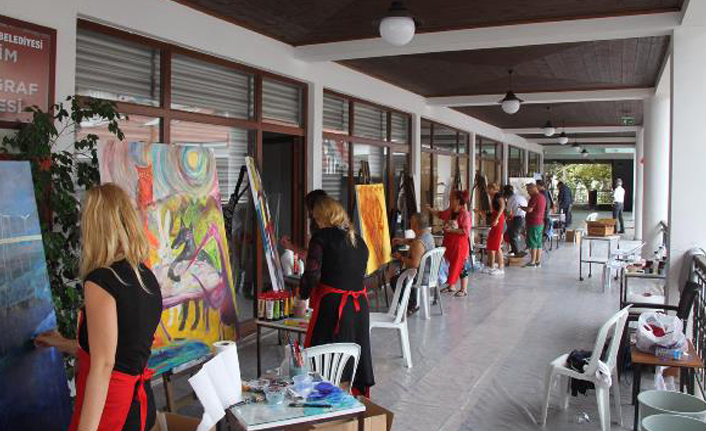 Akçaabat'ta 7. Resim çalıştayı