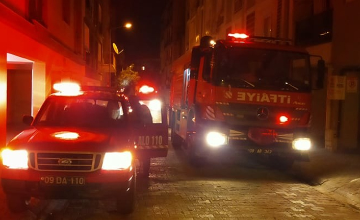 Aydın’da ev yangını