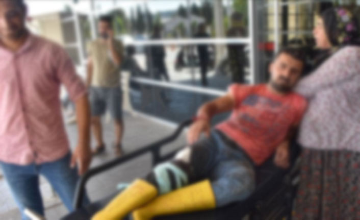 Acemi kasaplar hastanelik oldu