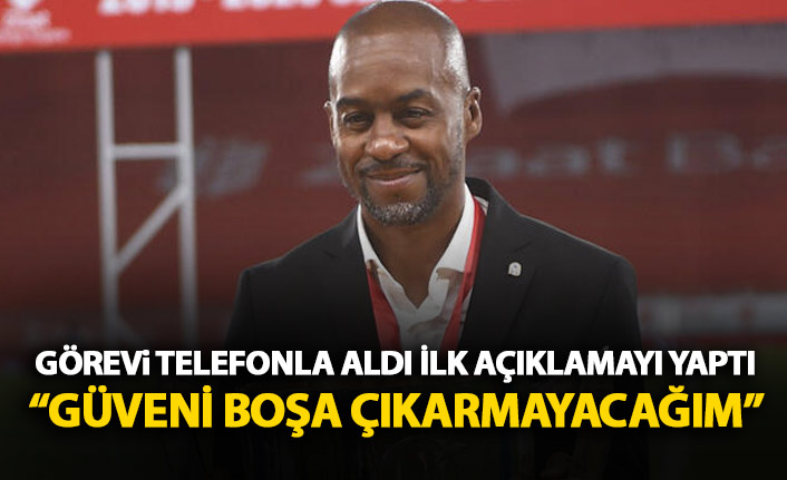 Trabzonspor'un yeni teknik adamından ilk açıklama