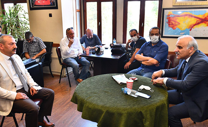 Zorluoğlu Gazeteciler Cemiyeti'ni ziyaret etti