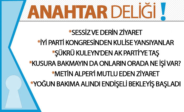 Anahtar Deliği 10.08.2020 Zorluoğlu ve Hacımüftüoğlu Trabzon’da bir araya geldi