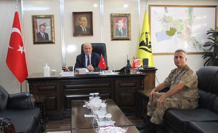 İl Jandarma Komutanı Yiğit, Başkan Pekmezci’yi ziyaret etti