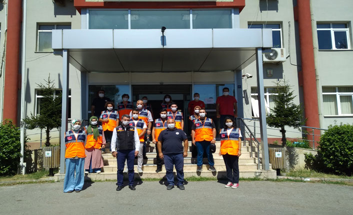 Samsun’da AFAD gönüllülerine yüz yüze ilk yardım eğitimi verildi