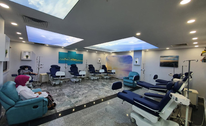 Trabzon merkezli projede sanal gözlükle kemoterapi tedavisi