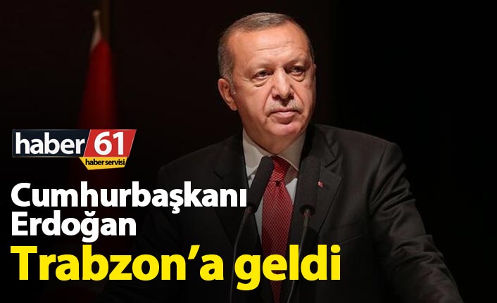 Cumhurbaşkanı Erdoğan Trabzon'da. 14.08.2020