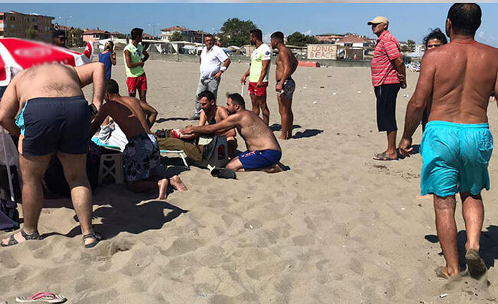 Plajda karşılaştı! 3 kişiyi bıçakladı