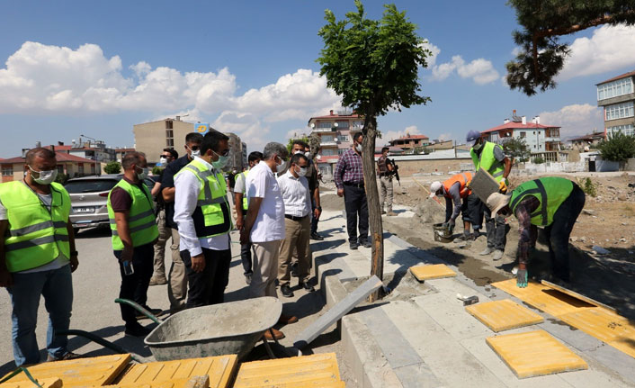 Vali bilmez, prestij cadde çalışmalarını inceledi