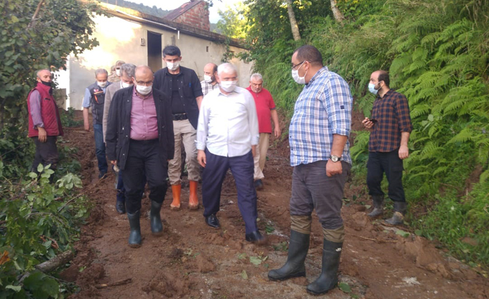 Trabzon'da sel bölgesinde son durum