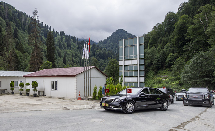 Cumhurbaşkanı Erdoğan, Ayder Yaylası'nda