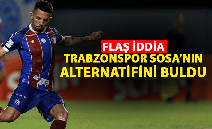 Flaş iddia! Trabzonspor Sosa'nın alternatifini buldu